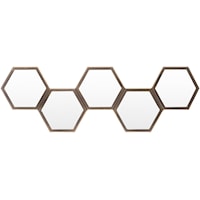 Honeycomb HNY-002 11"H x 35"W x 1"D Mirror
