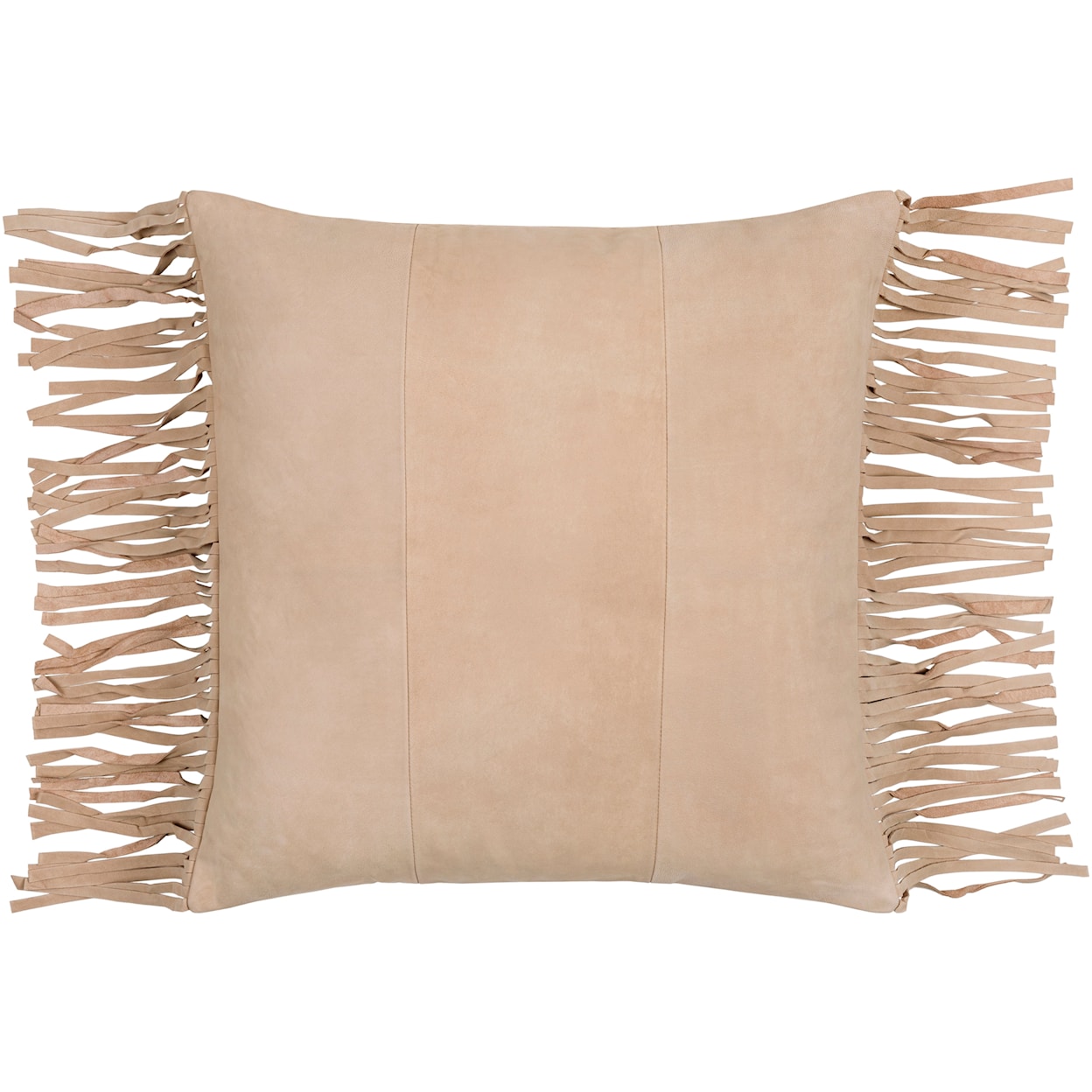 Surya Rugs Suede Fringe Pillow Kit