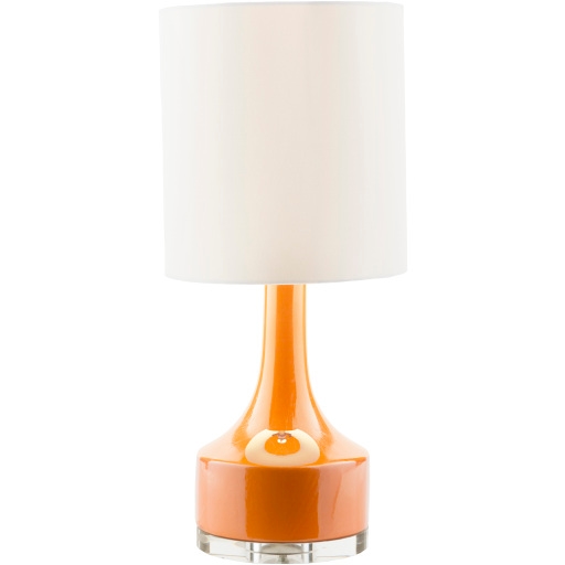 Orange Modern Table Lamp