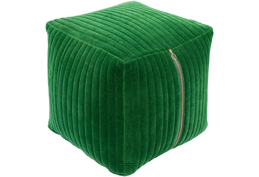 Arianna Pouf by Surya Rugs at Dream Home Interiors