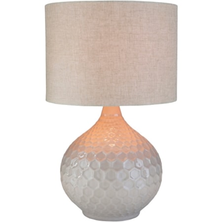 Cream Table Lamp