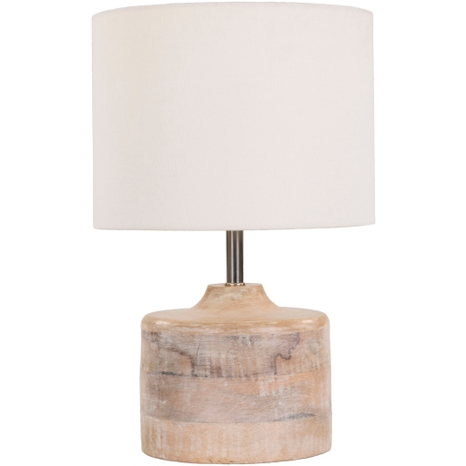 Natural Finish Contemporary Table Lamp