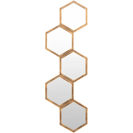 Honeycomb HNY-001 11"H x 35"W x 1"D Mirror