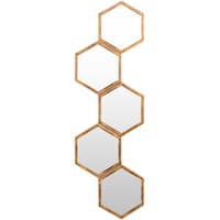 Honeycomb HNY-001 11"H x 35"W x 1"D Mirror