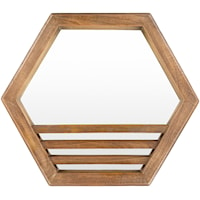 Jorah JOH-001 16"H x 16"W x 1.3"D Mirror