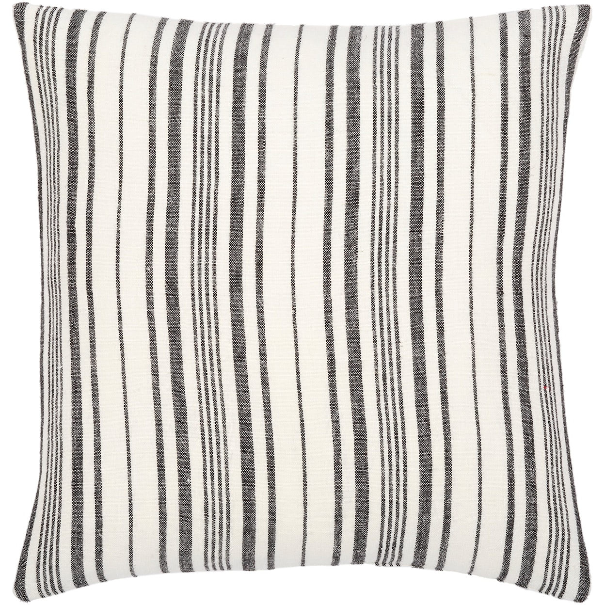 Surya Rugs Linen Stripe Buttoned Pillow Kit