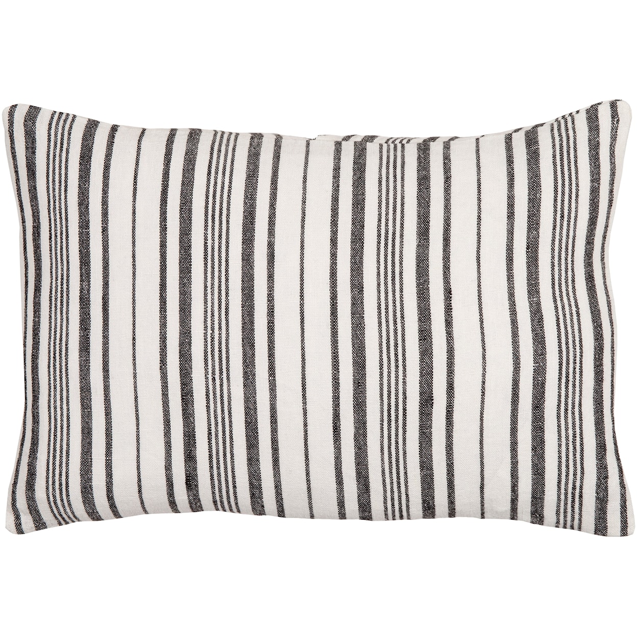 Ruby-Gordon Accents Linen Stripe Buttoned Pillow Kit