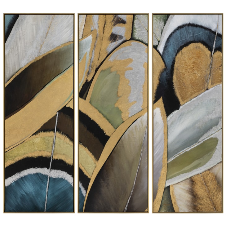 John-Richard Mirrors & Wall Decor Shaye Rawson's Small Feathers, Set of 3