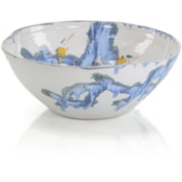 Azure Inkspill Bowl