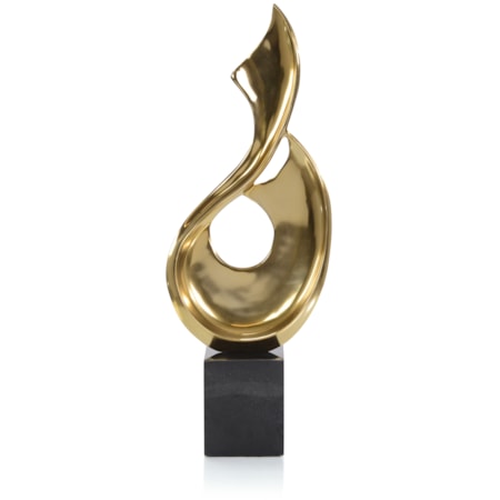 Brass Virage Sculpture