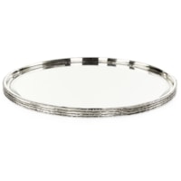 Ringed Tray, Large Nickel