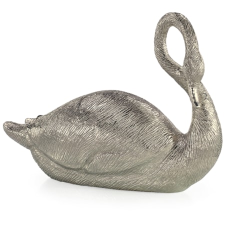 Swan Sculpture, Nickel
