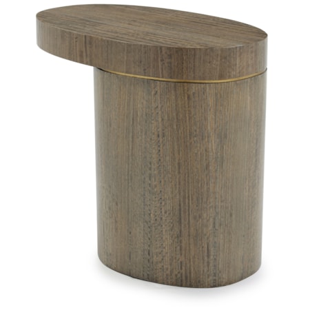 Modern Rustic Wooden Cantilever Side Table