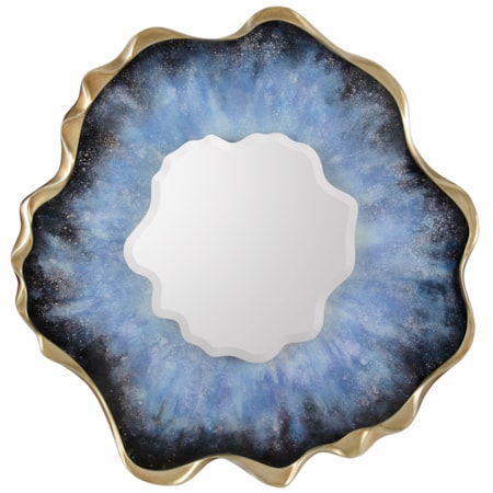 Dirillo Mirror, Blue Agate