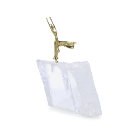 Ethereal Dancer Sculpture on Selenite II