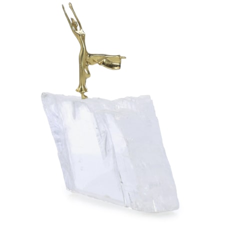 Ethereal Dancer Sculpture on Selenite II