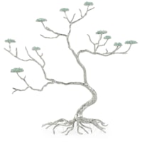 Crystal Canopy Sculpture, Nickel