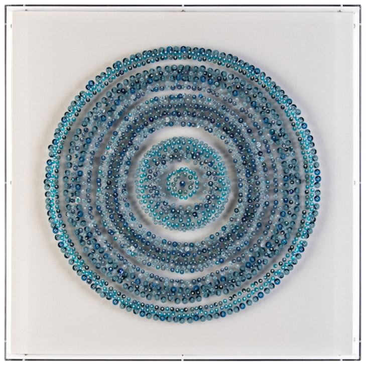 John-Richard Mirrors & Wall Decor Tony Fey's Layers of Tranquility I