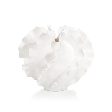 Flirren Vase, Small White