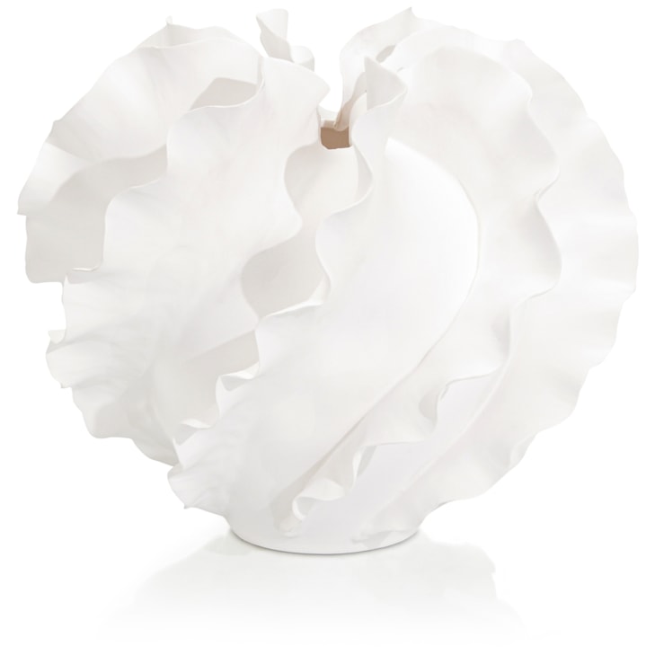 John-Richard Accessories & Botanicals Flirren Vase, Small White