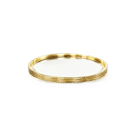 Ringed Tray, Small Brass