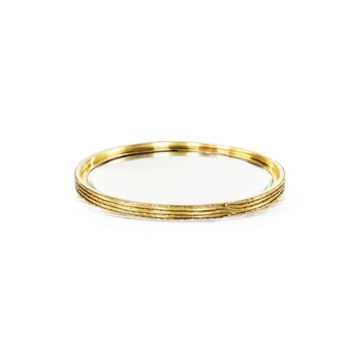 Ringed Tray, Small Brass