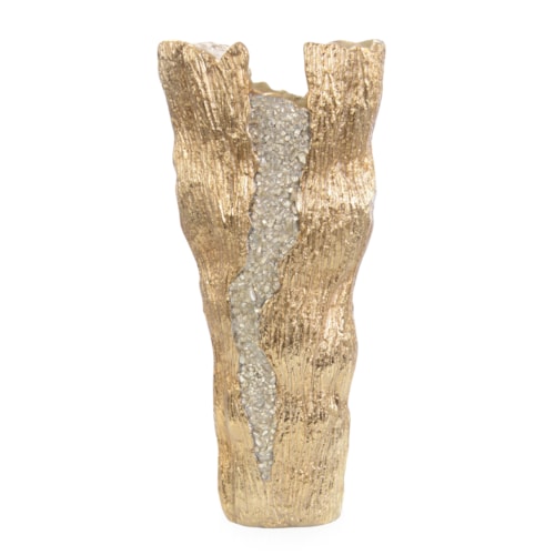 Cascade Vase, Large Brass