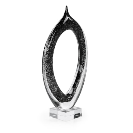 Loop Sculpture, Large Black