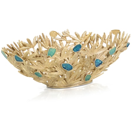 Embellished Frond Bowl