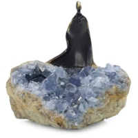 Cloaked Figure Sculpture on Kyanite II
