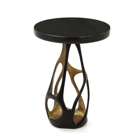 Modern Bronze Sculptural Side Table