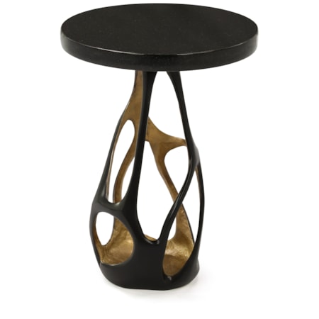 Modern Bronze Sculptural Side Table