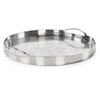 Silver Serpent Tray, Large Round