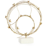 Roost Sculpture, Large Brass