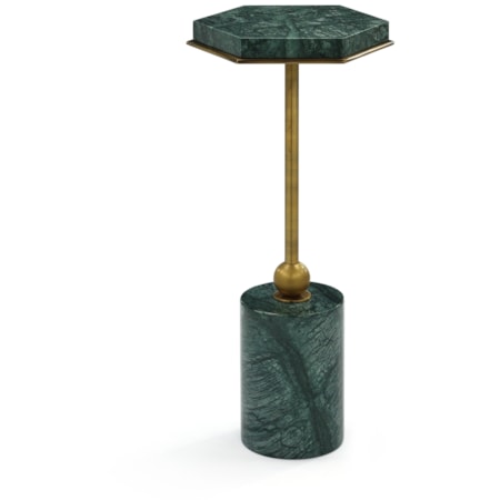 Verde Alpi Green Marble Martini Table