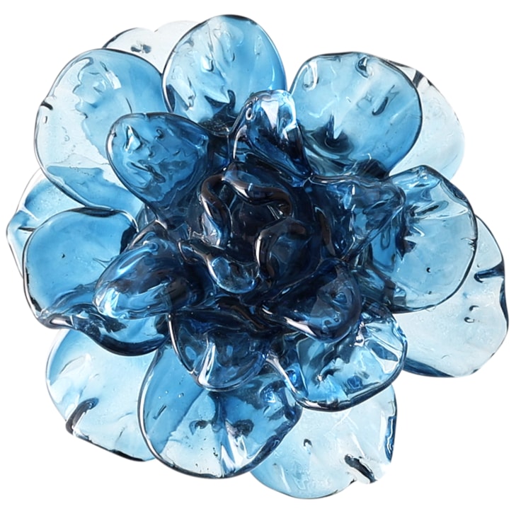 John-Richard Mirrors & Wall Decor Cerulean Glass Flower Wall Art