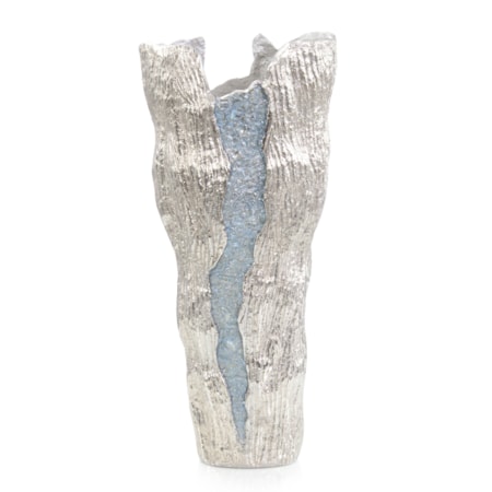 Cascade Vase, Large Nickel