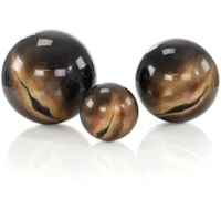 A Set of Three Decorative Lacero Balls