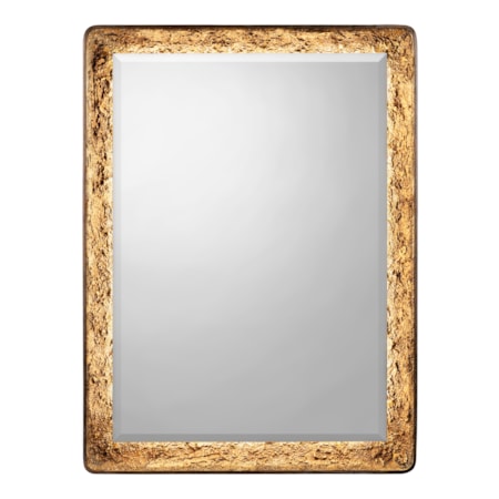 Gilded Oak Mirror, Rectangular