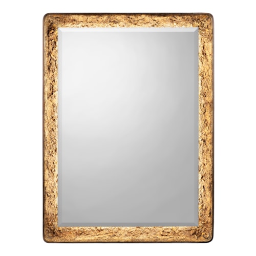 Gilded Oak Mirror, Rectangular