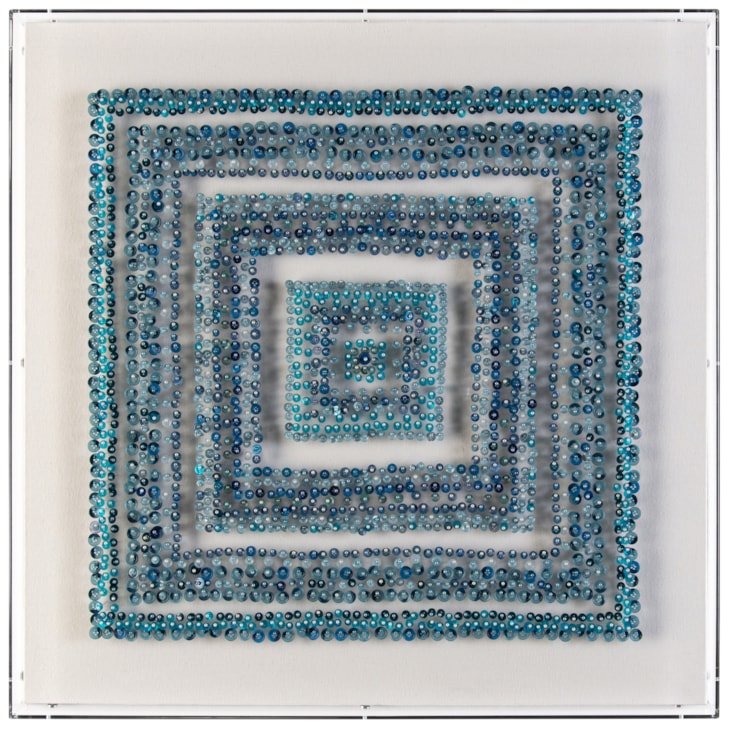 John-Richard Mirrors & Wall Decor Tony Fey's Layers of Tranquility II