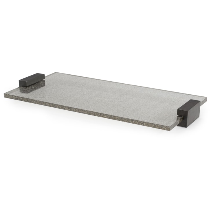 John-Richard Accessories & Botanicals Zefiro Accent Tray, Large
