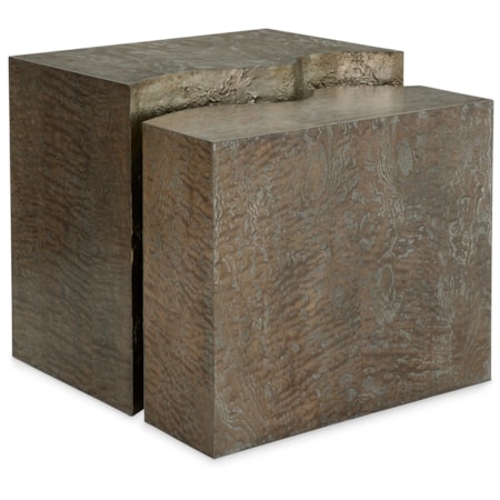 Modern Rustic Split End Table