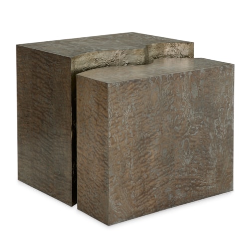 Calaveras Modern Rustic Split End Table