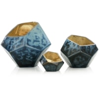 Eon Bowls, Set of 3 Blue