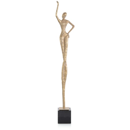 Posing Female Gold Sculpture I