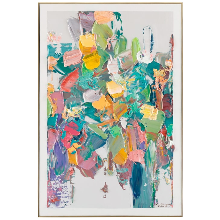 John-Richard Mirrors & Wall Decor LM Zhou's Textural Brushstrokes I