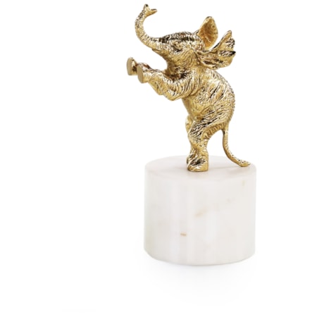Playful Elephant Bookend