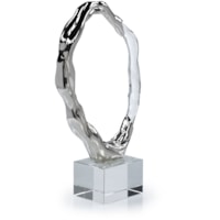 Metallic Ice Sculpture, Large Nickel