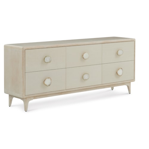 Modern 6-Drawer Dresser with Soft-Close Drawers